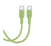 Kabel przewód elastyczny USB-C 60W 1.5m ICON - zielony