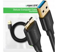 UGREEN Câble USB 3.0 Mâle A vers Micro B Câble Disque Dur Compatible avec USB Boîtier Disque Dur Western Digital My Passport Elements My Book Toshiba Canvio Basics Seagate Maxtor (1M)