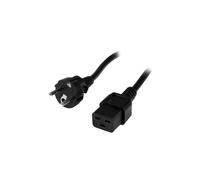 Kabel zasilający Manhattan IEC320 Schuko / C19 16A 2,5m czarny Manhattan