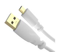 KabelDirekt - 1m Câble Micro USB (USB 2.0, câble de charge et synchro, blanc)