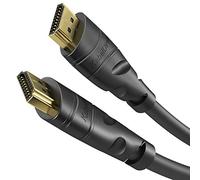 KabelDirekt - 2m Câble HDMI 4K (High Speed HDMI avec Ethernet, 4K Ultra HD, 3D, Full HD, 1080p, HDR, ARC, PS5, XBOX, HDTV) noir