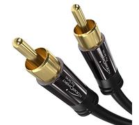 KabelDirekt - 7,6m Câble Cinch/RCA (1 x fiche RCA mâle vers 1 x fiche RCA mâle)