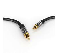 KabelDirekt 797698090511 câble audio 10 m RCA Noir