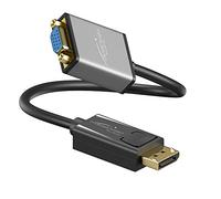 KabelDirekt - Adaptateur DisplayPort sur VGA - 0,15m - (1920 x 1200/60 Hz, pour les cartes graphiques avec sortie DP pour le raccordement de beamers, moniteurs ou téléviseurs avec VGA)