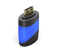 KabelDirekt - Adaptateur Mini HDMI Compatible avec (HDMI 1.4/2.0/2.0a, Femelle > Mini fiche, Haut débit avec Ethernet)