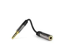 KabelDirekt - 3,5mm Adapteur (Jack Audio 3.5 mm, fiche - Douille, 4 pôles, Protections)