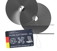 KabelDirekt - Bande adhésive Auto-agrippante - 20 mm x 5m - (Bande à Crochets & Bande, Fermeture, Hook & Loop, Noire)
