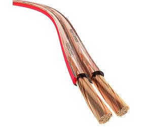 KabelDirekt - Câble d'enceinte en cuivre pur & câble - 20m, 2×4mm²