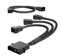 KabelDirekt - câble en Y Molex 12V 2 broches vers 3 x 2 Pin - 15cm