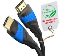 KabelDirekt - Câble HDMI 4K - 12,5 m - disponible en 0,15-22,5 m - pour chaque appareil HDMI (4K@60Hz, HDMI 2.0, High Speed avec Ethernet, Blu-ray, PS5/Xbox Series/Switch, noir)
