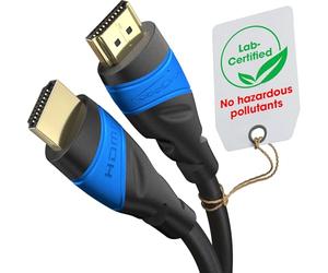 KabelDirekt - Câble HDMI 4K - 12,5m - Technologie Flexcore allemande | 4K@60Hz, High Speed HDMI - pour PS5, Xbox Series X/S, Switch 2, PC & Blu-ray - anti-interférences & flexible