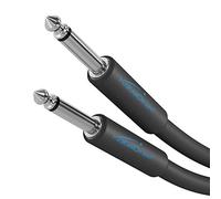 KabelDirekt Câble jack instrument mono 6,3 mm – 3 m – pour guitare, basse, clavier