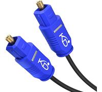 KabelDirekt - Câble TOSLINK Slim, Audio Optique - 5m - Fibre Optique pour Barre de Son, 2mm Mince (S/PDIF numérique, Système Stéréo/Amplificateur, Cinéma Maison, Xbox One/PS4)