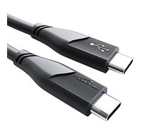 KabelDirekt - Câble USB-C, USB 2.0 - 3 m (USB-C vers USB-C, câble de données/Recharge, Jusqu’à 480 Mbit/s et Courant de Recharge de 100 W avec Power Delivery/PD 3, Puce intégrée, Noir)