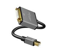 KabelDirekt - Convertisseur Mini DisplayPort (Mini DP) vers DVI (résolution maximâle, 4K/30Hz, Contacts plaqués Or 24 carats, pour iMac, MacBook)