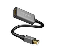 KabelDirekt - Convertisseur Mini DisplayPort (Mini DP) vers HDMI (résolution maximâle, 4K/60Hz, contacts plaqués or 24 carats, pour iMac, MacBook)