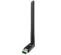 Kabelloser Wi-Fi-USB-Adapter von Qoltec mit Antenne | Standard N