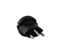 kabelmeister Adaptateur secteur Suisse Prise d'alimentation avec aide à l'insertion sur prise de terre Noir