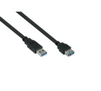kabelmeister Extension Cable USB 3.0 Male A to Female A Premium DATA AWG28 / Pow