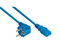 kabelmeister Power Cable Protective Contact Plug Type E+F (90° Angled) to IEC So