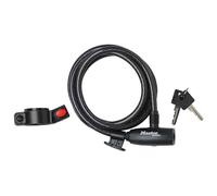 Master Lock Câble antivol vélo 8232EURDPRO – 1,8 m, à clé, extérieur, support fixation vélo