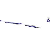 Kabeltronik 170206012-1 Fil de câblage Yv 2 x 0.6 mm rouge, bleu Marchandise vendue au mètre