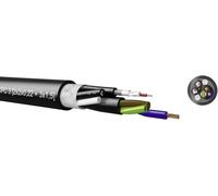 Kabeltronik 720050000-1 Câble combiné 4 x 0.22 mm² + 3 G 1.5 mm² noir Marchandise vendue au mètre