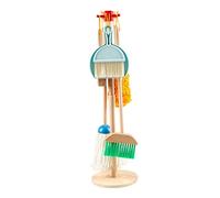 KABENFIS 7 pièces en Bois Chridern Outils de Nettoyage Semblant Jouets ménagers pour Enfants garçons et Filles