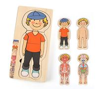 KABENFIS Puzzle Corps Humain 29 pièces pour garçons pour garçons et Filles