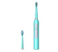 Kabinga Électrique, alimenté par 2 Piles AA, Dents ultrasoniques automatiques, avec 2 têtes de Brosse, Bleu, Unisex-Adult, M
