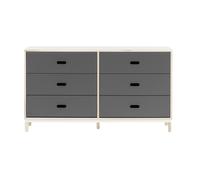 Kabino - Commode avec 6 tiroirs L x H x D: 146.5 x 83 x 41cm