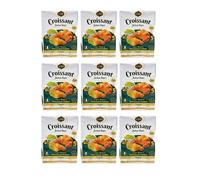 KABIR-BN - 8 Pack de 5 Croissants Halal Chocolat - Dubaï Style - Emballés Individuellement - Idéal pour le Snacking - Viennoiserie Fondante - Goût raffiné - inspirée des saveurs orientales