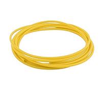 Kable Kontrol Gaine thermorétractable - Rapport de rétrécissement 2:1 - 0,9 cm de diamètre - 15,2 m de long - Jaune - Tube thermorétractable en polyoléfine - Paroi simple - Tube d'isolation électrique