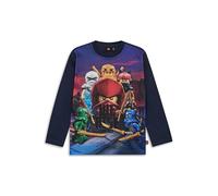 Kabooki Lego NINJAGO T-shirt à manches longues - Bleu marine foncé - LWTAFFY 613, Bleu marine foncé, 128