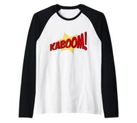 Kaboom ! Drôle de BD Son Rétro Pop Art Manche Raglan