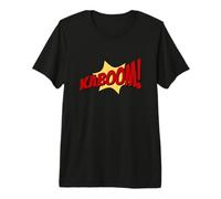 Kaboom ! Drôle de BD Son Rétro Pop Art T-Shirt Haut de Gamme