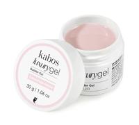 Kabos Luxe Builder Gel UV/LED Gel de Base pour Faux Ongles 30g | Camouflage Naturel Nail Gel Extension Ongle UV | Auto-Nivelant
