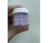 Kabos Magic Dip System Dipping Powder Poudre Acrylique Violette pour Ongles 025 Grape Violet 20 g | Poudre Acrylique Nails Nail Art Poudre pour Ongles
