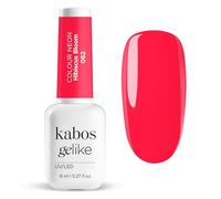 Kabos Vernis à Ongles UV Néon Orange | Vernis Hybride UV/LED Gelike 059 Hibiscus Bloom 8 ml | Nail Art