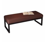 KaBuea Banc d'entrée pour Chambre à Coucher, Pouf métallique pour Pied de lit, bancs rembourrés en Velours côtelé pour Salon, Vestibule, vestiaire, Couloir