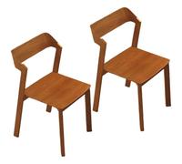 KaBuea Ensemble de 1/2/4 chaises de Salle à Manger de Cuisine, Chaise de Banquet Moderne, mobilier de Maison Minimaliste, Parfait for la Cuisine, Le Salon et la décoration de la Maison(Yellow,2PCS)