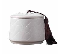 KaBuea Petite urne pour Cendres humaines, urne en céramique fabriquée à la Main pour Cendres d'animaux de Compagnie, Belles Petites Urnes Souvenirs pour Chiens ou Chats