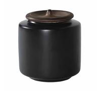 KaBuea Petites Urnes pour Cendres humaines, Souvenirs de crémation décoratifs pour Cendres, Petites Urnes pour Cendres humaines ou Animaux de Compagnie, Bouchon d'étanchéité en Alliage de céramique