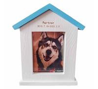 KaBuea Urnes commémoratives pour Animaux de Compagnie pour Cendres de Chien ou de Chat, Grandes Urnes funéraires en Bois avec Cadre Photo, boîte à Souvenirs commémorative