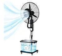 KaBuea Ventilateur brumisateur 42L, oscillant à 90°, réglable en hauteur for un usage professionnel