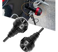 KABUTM Boule Anti-Chute Moto pour Honda CB125R CB300R CB400X CB650R CB500F CB500X, Curseurs Cadre Protection Anti-Chute Moto, Garde Chute Protection, Protection de Carénage Accessoires,A Black