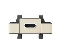 KABUTM Organisateur Voiture pour Smart EQ ForFour Prime/EQ ForTwo Cabrio/EQ ForTwo Coupe, avec Porte-gobelets et Crochets, Rangement Suspendu pour appuie-tête à l’arrière,B White