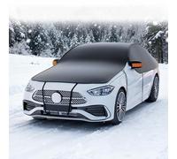 KABUTM Protège Pare-Brise de Voiture pour Smart ForTwo 2015-2024, Housse Avant Demi-Couverture Durable pour l’Hiver, Contre la Neige, Le Givre, la Pluie et Le Soleil,B L