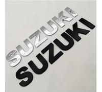 KABUTM Voiture Emblèmes Logo Sticker pour Suzuki Jimny, D'EmblèMe Avant et Arrière D'Autocollant Armatures de Caisse Logo de Remplacement Décoration Accessoires,Silver