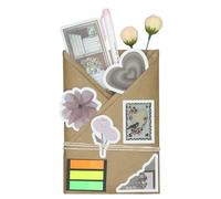 Kabwea Blind Date with A Book Expérience Livre surprise avec accessoires de lecture et cadeaux, cadeaux uniques pour les amateurs de livres (rose)